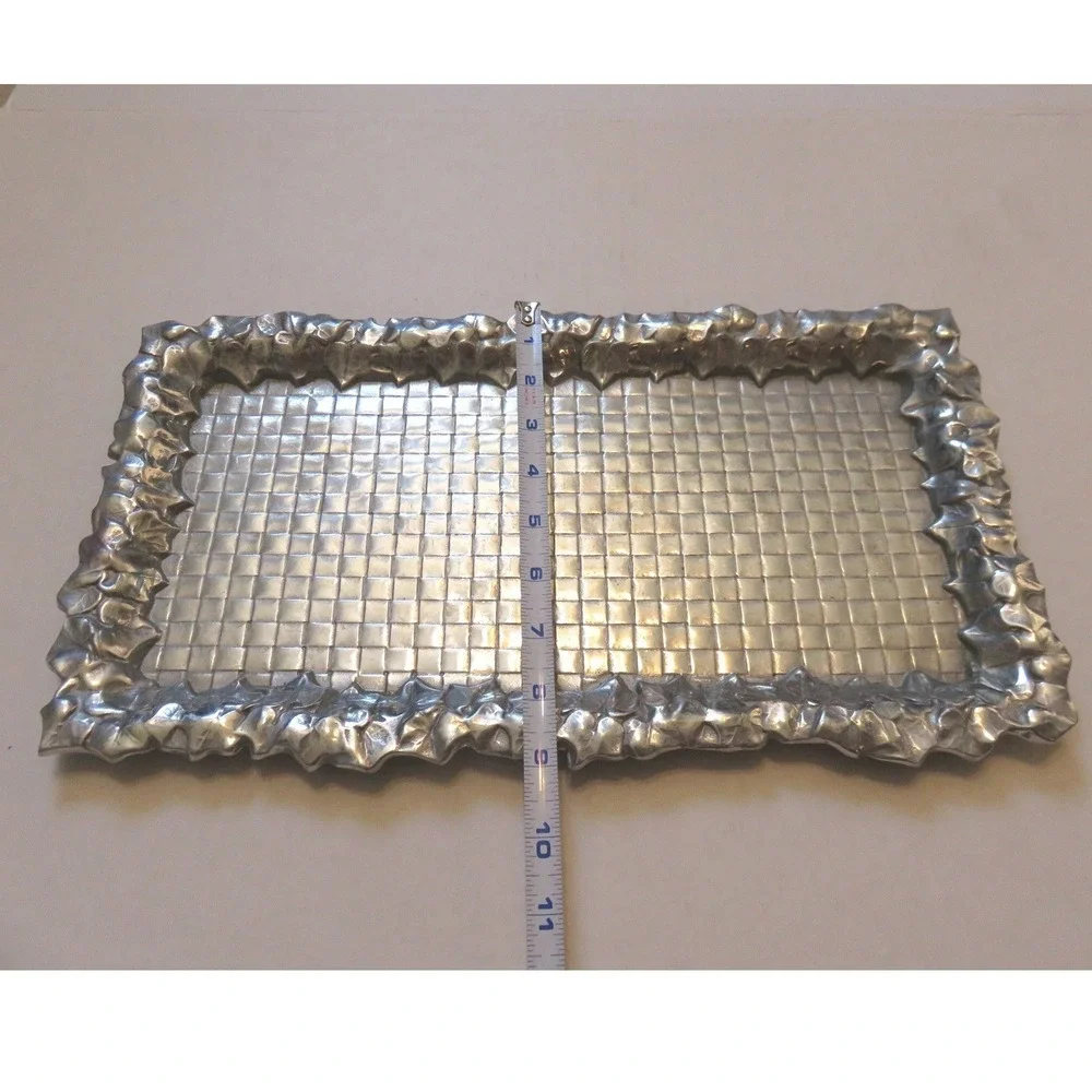 Wilton Armetale Pewter Basketweave 16